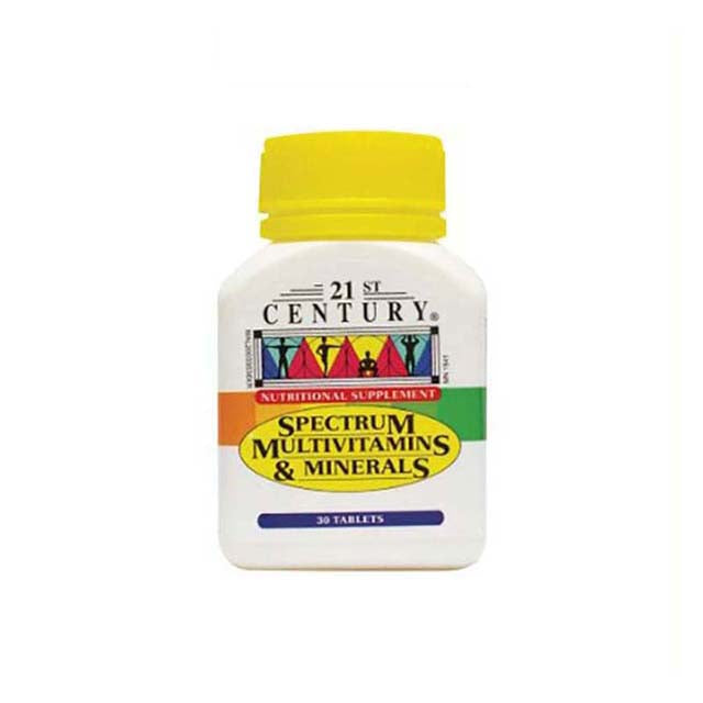21ST CENTURY SPECTRUM MULTIVITAMIN + MINERAL 30S