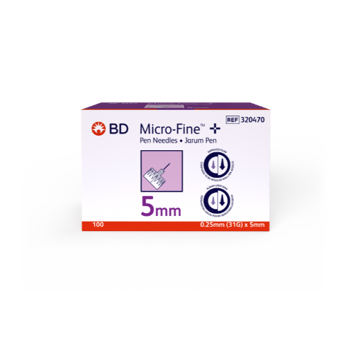 BD MICRO FINE 0.25MM (31G)X5MM 100S