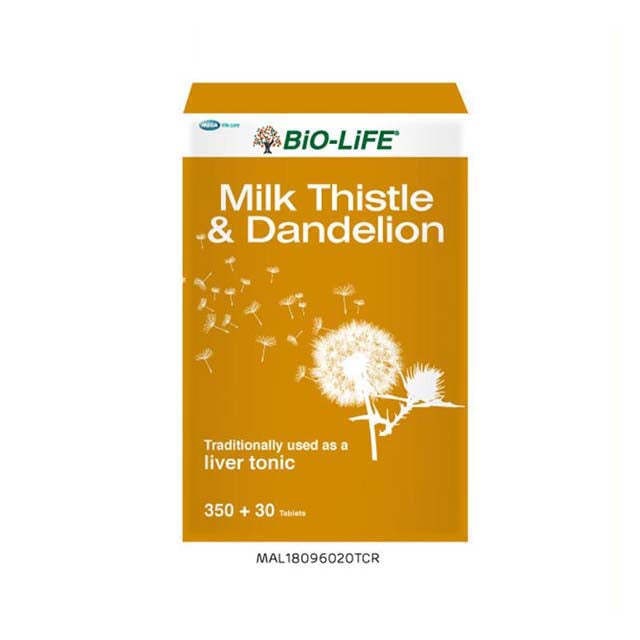 BIO-LIFE MILK THISTLE & DANDELION TAB 350S + 30S