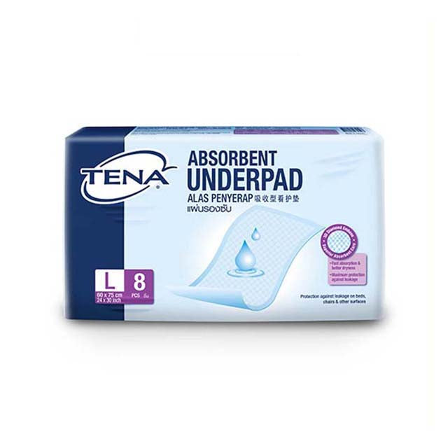 TENA UNDERPAD L 8PCS