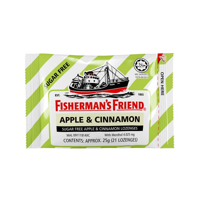 FISHERMAN'S FRIEND SUGARFREE APPLE & CINNAMON 25G