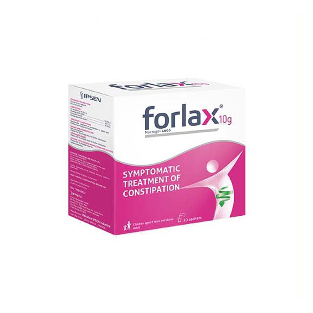 FORLAX MACROGOL 4000 POWDER FOR ORAL SOLN 10G 20S