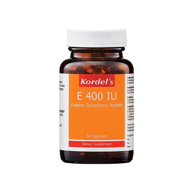 KORDELS VITAMIN E 400IU 60S