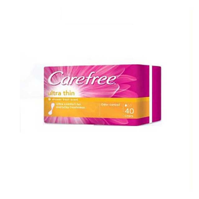 CAREFREE ULTRATHIN LINER UNSCENTED 40S