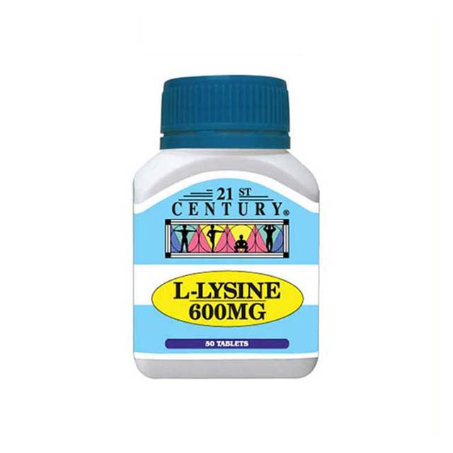 21ST CENTURY L-LYSINE 600MG 50S