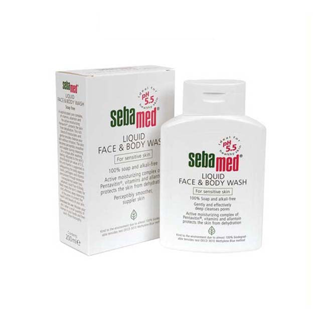 SEBAMED LIQUID FACE & BODY WASH 200ML