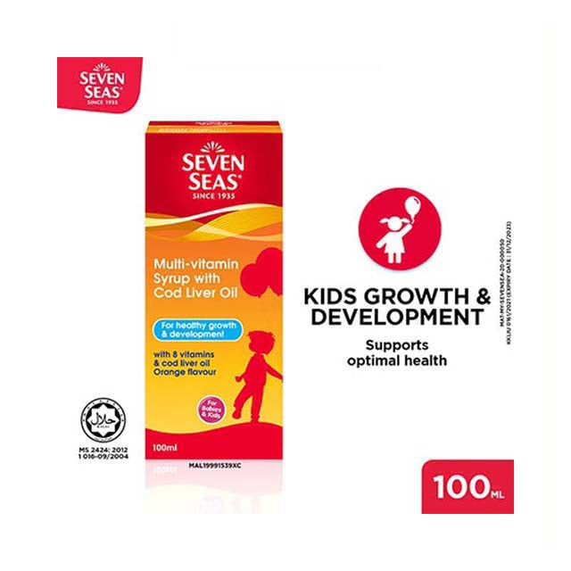 SEVEN SEAS MULTI SYRUP COD LIVER OIL 100ML
