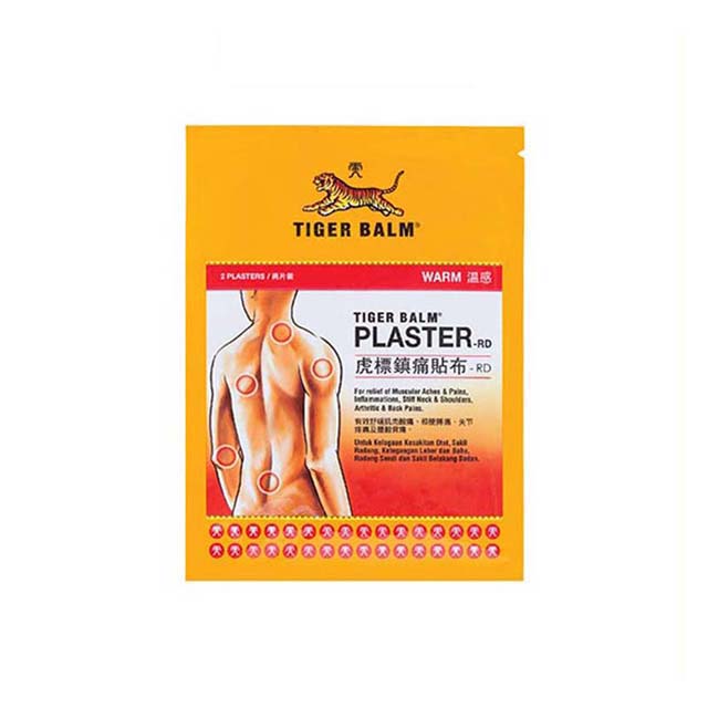 TIGER BALM MED PLASTER WARM LARGE 2S
