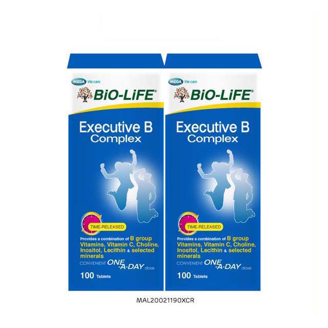 BIO-LIFE EXECUTIVE B COMPLEX TAB 100SX2