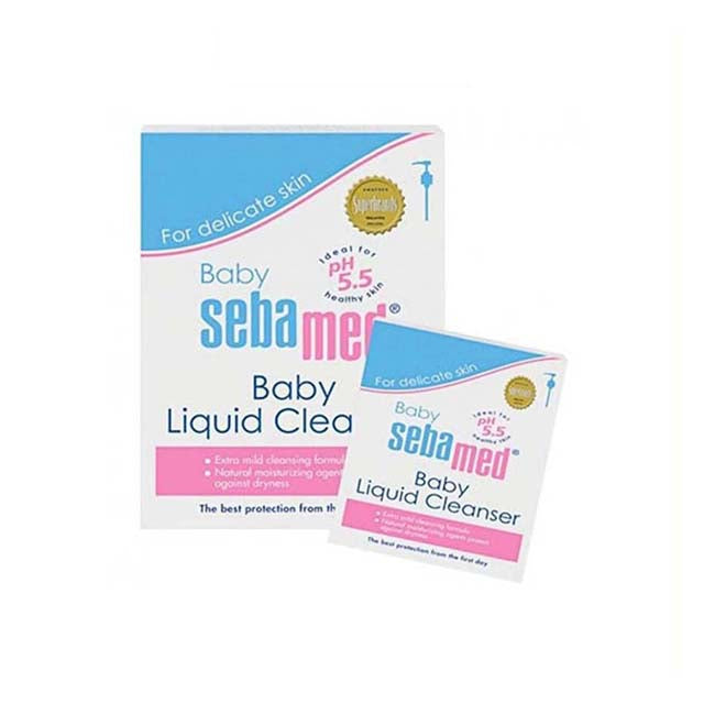 SEBAMED BABY LIQUID CLEANSER 1L + 200ML 1S