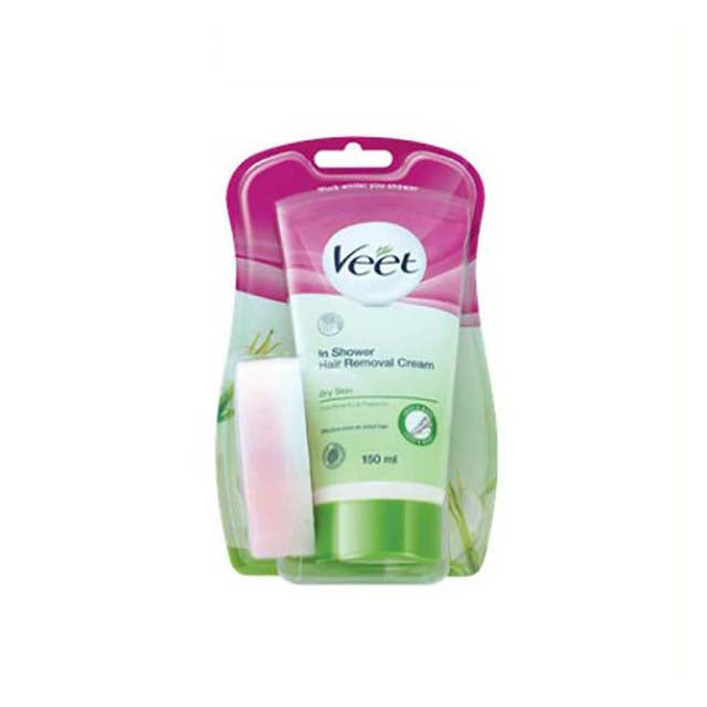 VEET IN SHOWER HAIR REMOVAL CREAM DRY SKIN 150ML