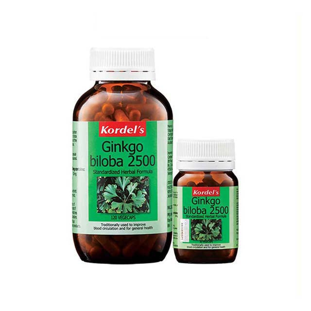 KORDELS GINKGO BILOBA 2500MG 120S+30S