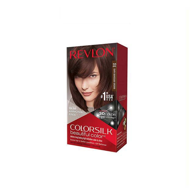 REVLON COLORSILK 32 DARK MAHOGANY BROWN 59ML
