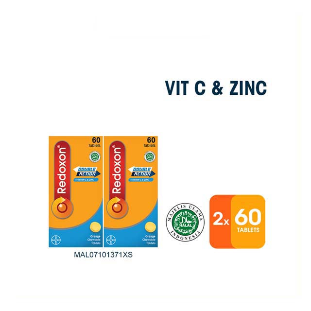 REDOXON DOUBLE ACTION CHEW C 500MG 60SX2