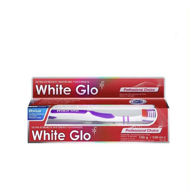WHITE GLO PROFESSIONAL CHOICE 150G FOC PREMIUM