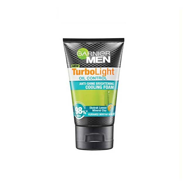 GARNIER MEN TURBO LIGHT OIL CONTROL FOAM 100ML