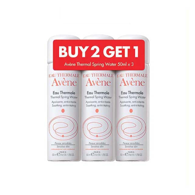 AVENE THERMAL SPRING WATER 50ML (BUY 2 GET 1) PACK