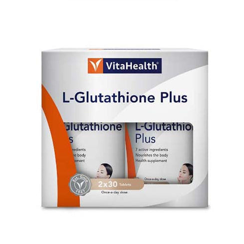 VITAHEALTH L-GLUTATHIONE PLUS 30C X 2 (BC)