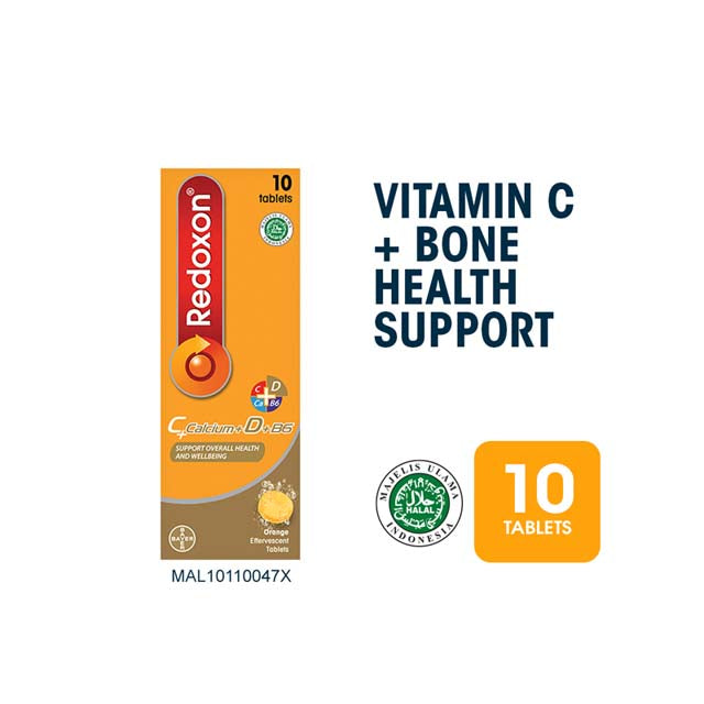 REDOXON EFFERVESCENT C +CALCIUM D3 +B6 10S