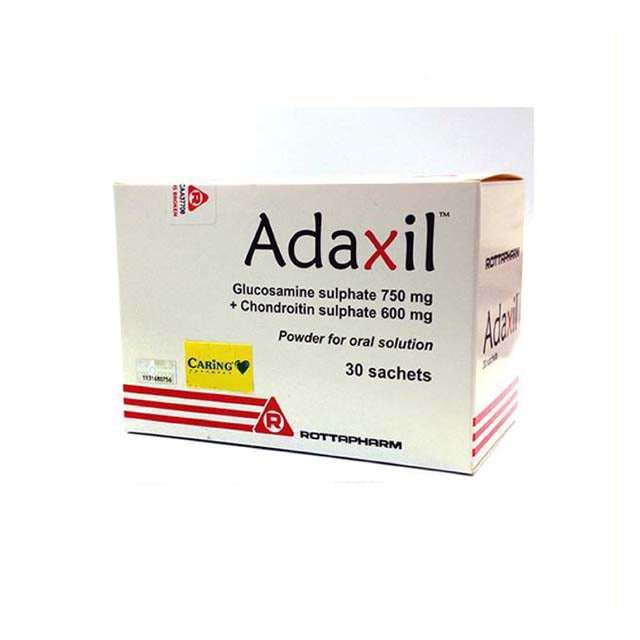 ADAXIL GLUCOSAMINE 750MG + CHONDROITIN 600MG 30 SACHETS
