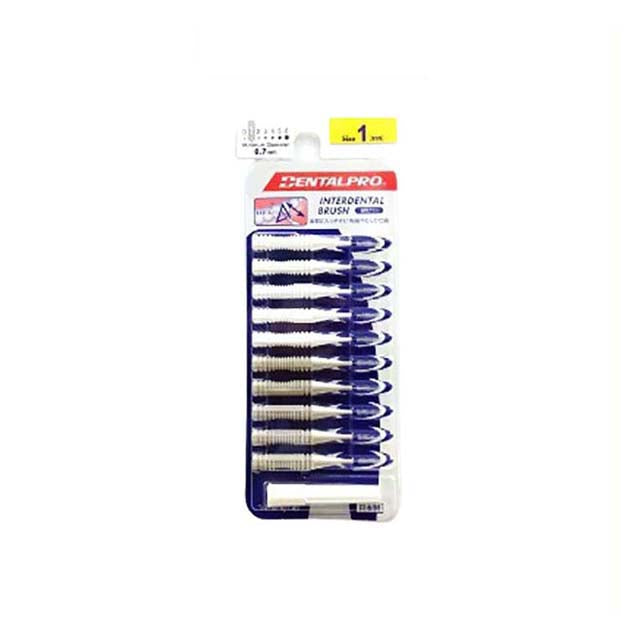DENTALPRO INTERDENTAL BRUSH SIZE-1 10S