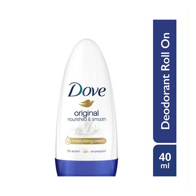 DOVE DEODORANT ROLL ON WHITE ORIGINAL 40ML