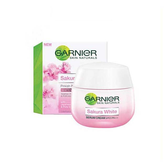 GARNIER SAKURA WHITE WHITENING SERUM CREAM 50ML