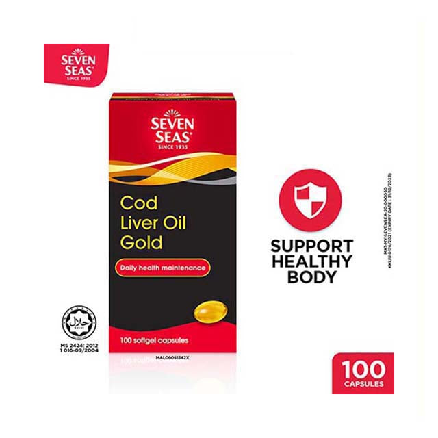 SEVEN SEAS COD LIVER OIL GOLD 100S