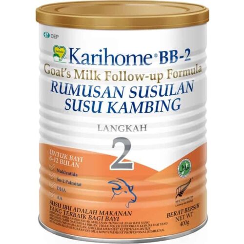 KARIHOME GOAT MILK FOLLOW-UP FORMULA STEP 2 400G