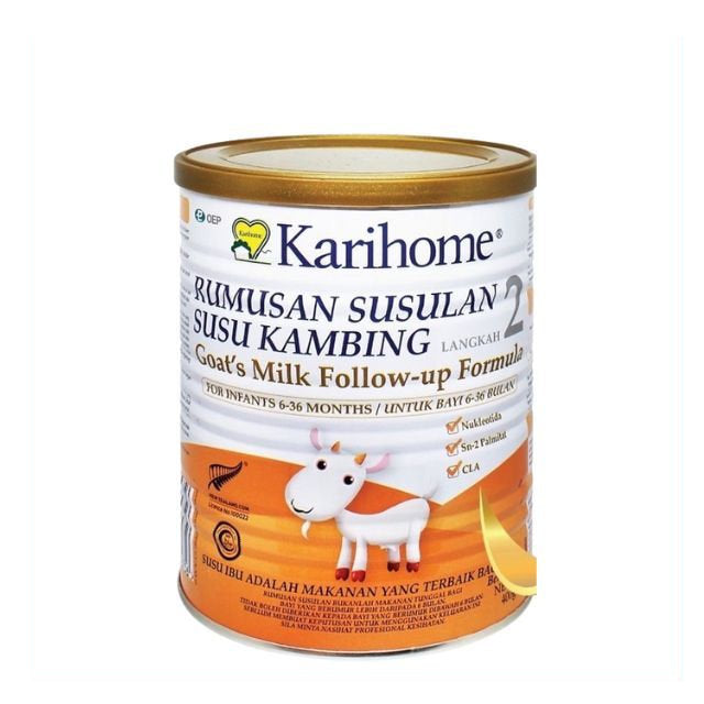KARIHOME GOAT MILK FOLLOW-UP FORMULA STEP 2 400G