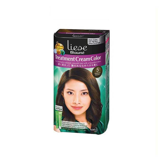 LIESE BLAUNE TREATMENT CREAM HAIR COLOR-MEDIUM BROWN KT5 X24