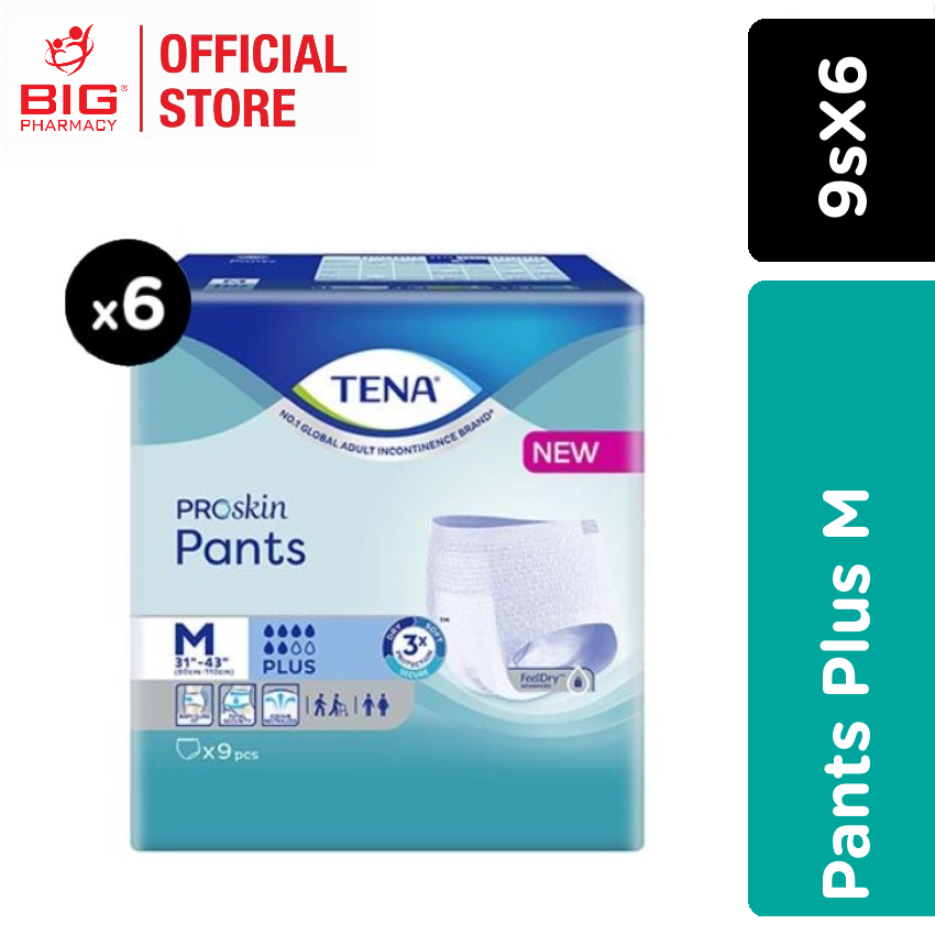 Tena Pants Plus M (9Sx6)