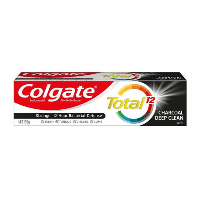 COLGATE TOOTHPASTE TOTAL CHARCOAL CLEAN 150G