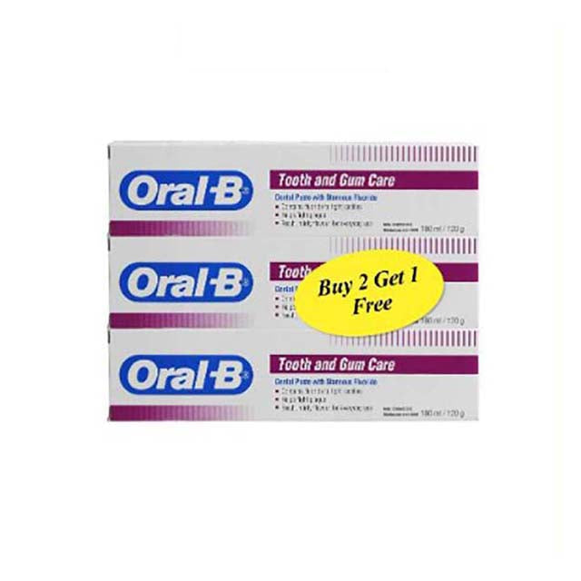 ORAL B TOOTH & GUM TOOTHPASTE (B2F1)