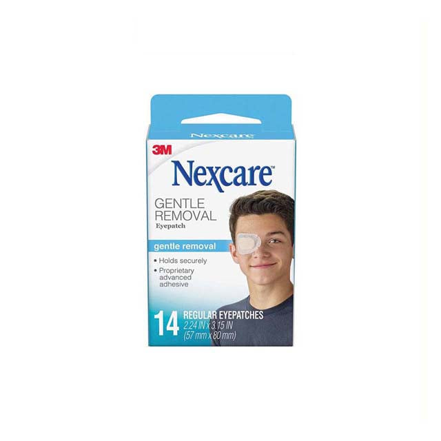 3M NEXCARE SENSITIVE REGULAR EYE PATCH 14S