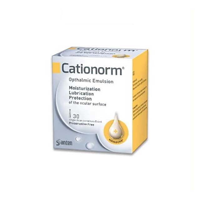 CATIONORM EYE DROPS EMULSION 0.4ML 30S
