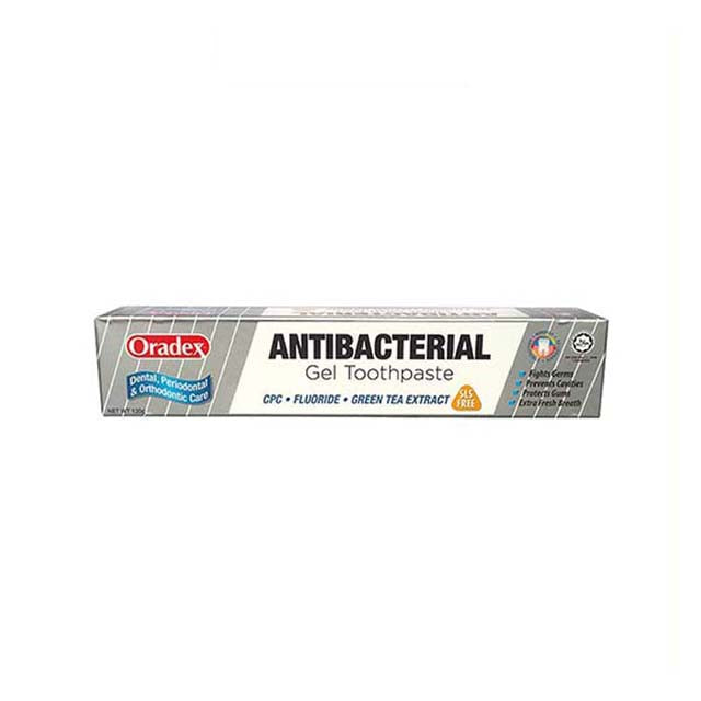 ORADEX ANTIBACTERIAL GEL TOOTHPASTE 120G