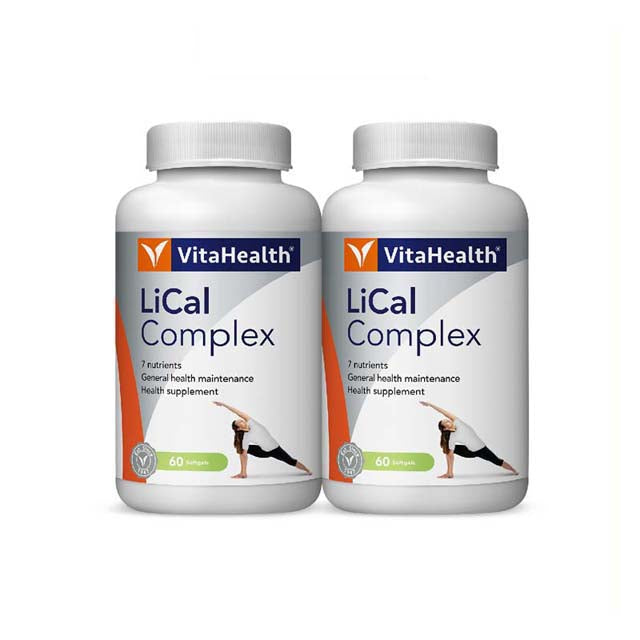 VITAHEALTH LICAL COMPLEX 400MG + D3 350IU 60SX2