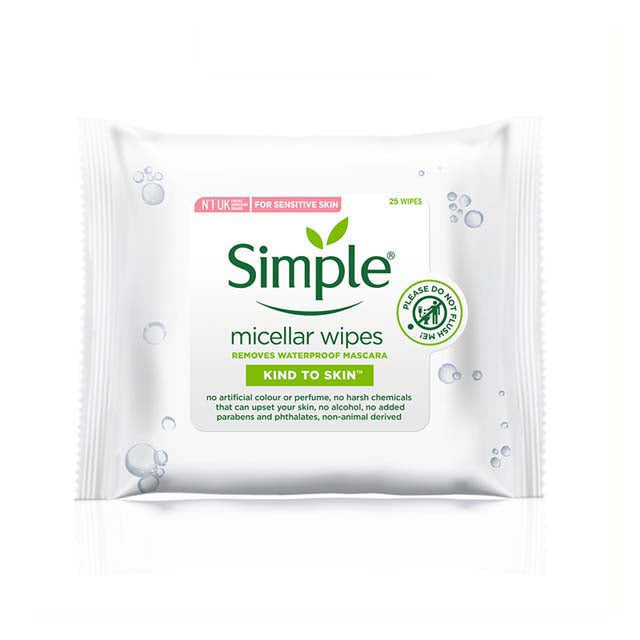 SIMPLE KIND TO SKIN MICELLAR CLEANSING WIPES 25S
