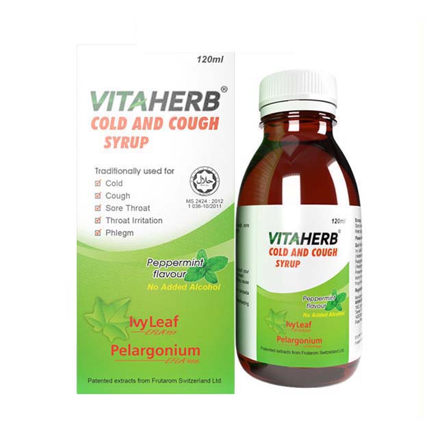 VITAHERB COLD AND COUGH SYRUP 120ML