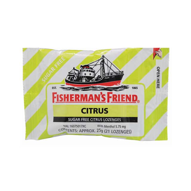 FISHERMAN'S FRIEND SUGARFREE CITRUS 25G