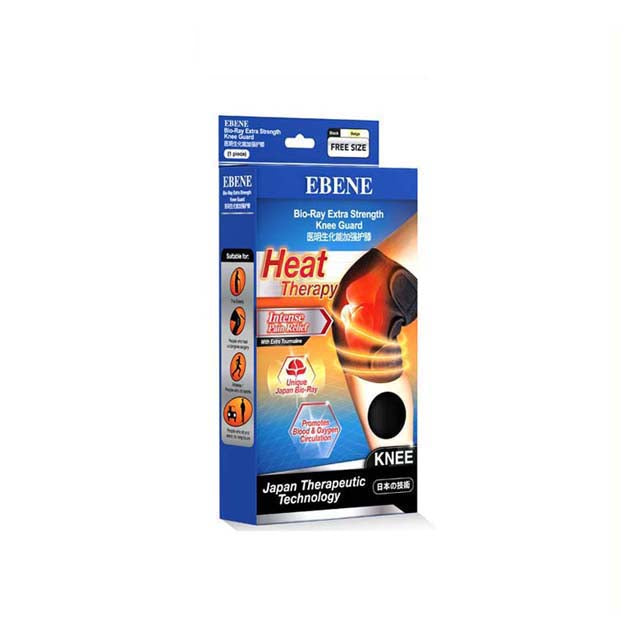 EBENE BIO RAY EXTRA STRENGHT KNEE GUARD W/TOURMALINE (FREE SIZE)