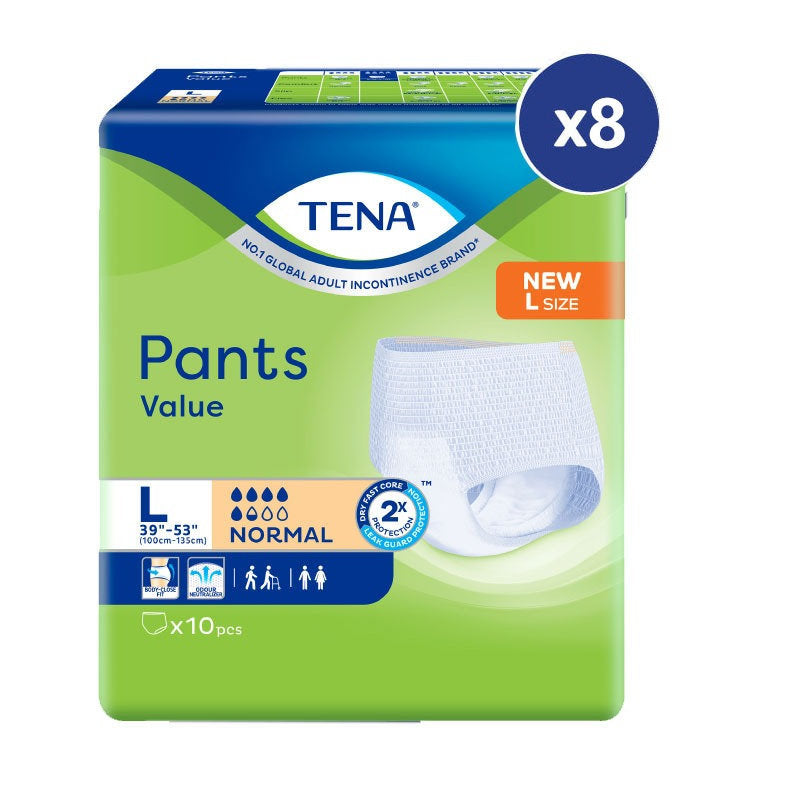 Tena Pants Value Adult L (10sx8)