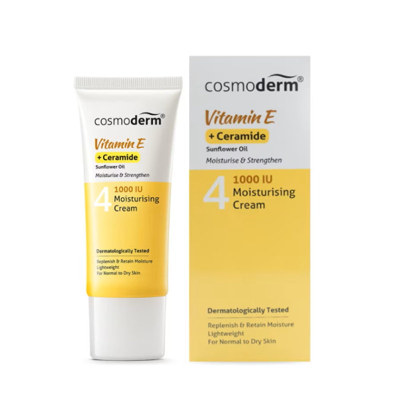 COSMODERM VITAMIN E REVITALISING MOISTURISER 1000IU 50ML