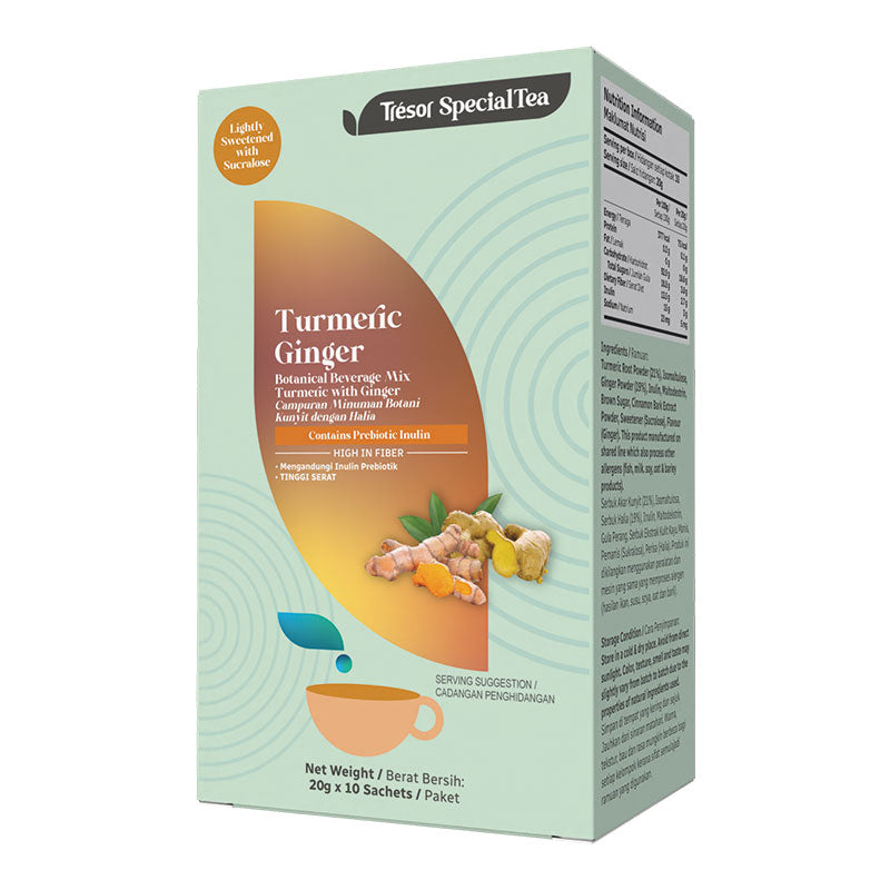 TRESOR SPECIALTEA TURMERIC GINGER 20G X 10S