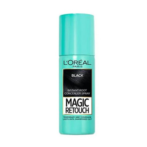LOREAL MAGIC RETOUCH INSTANT ROOT CONCEALER SPRAY-BLACK 75ML