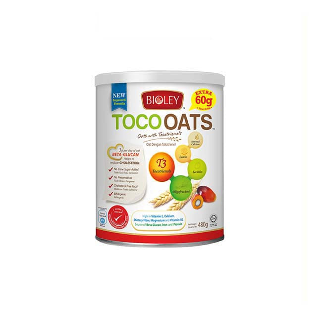 BIOLEY TOCO OATS 480G