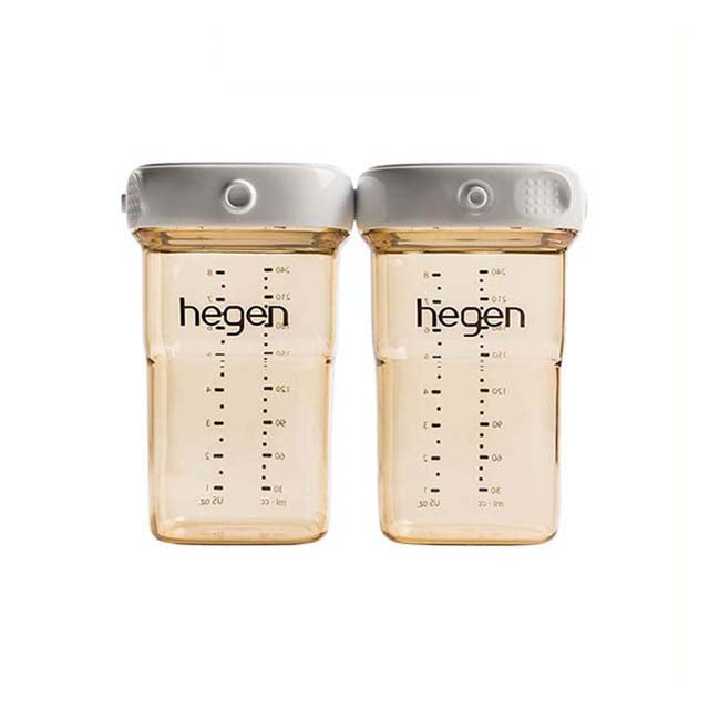 HEGEN PCTO PPSU BREAST MILK STORAGE FEEDING BOTTLE 240ML 2S
