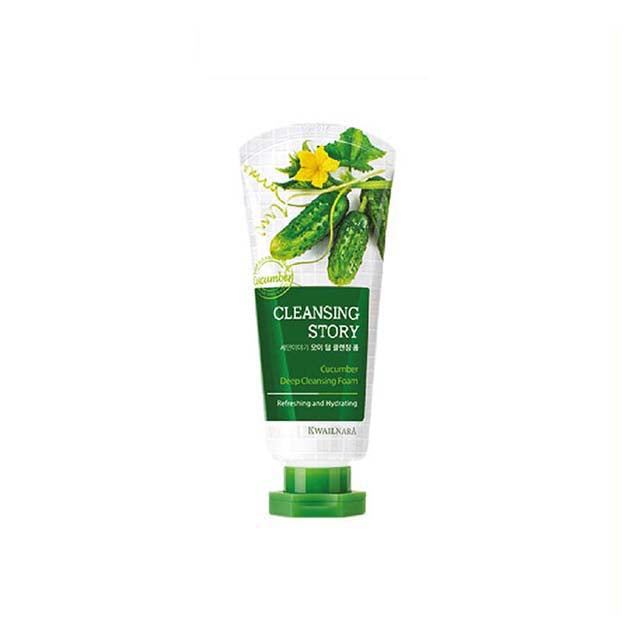 BODY BUDDY KWAILNARA CLEANSING STORY CUCUMBER DEEP CLEANSING FOAM 120G