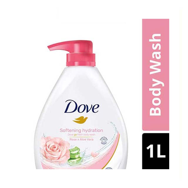 DOVE BODY WASH SOFTENING HYDRATION 1L